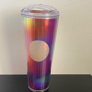 Starbucks Iridescent Tumbler with Logo